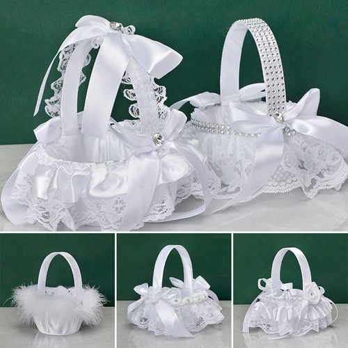 Style flower girl basket - flower,