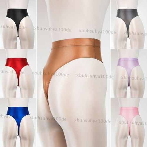 Women men satin glossy - men, thong