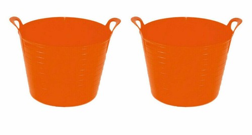 20l orange flexi tub - orange,