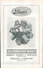 1942 WWII WW2 Bristol Aircraft