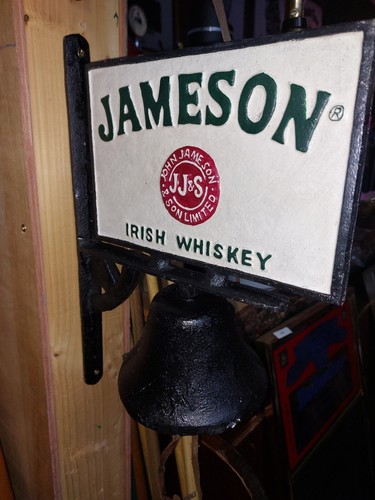 Jamesons cast iron bell - jamesons,