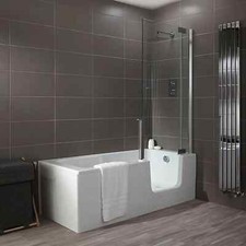 bathstore duett harbour walk in bath shower replacement glass screen right hand