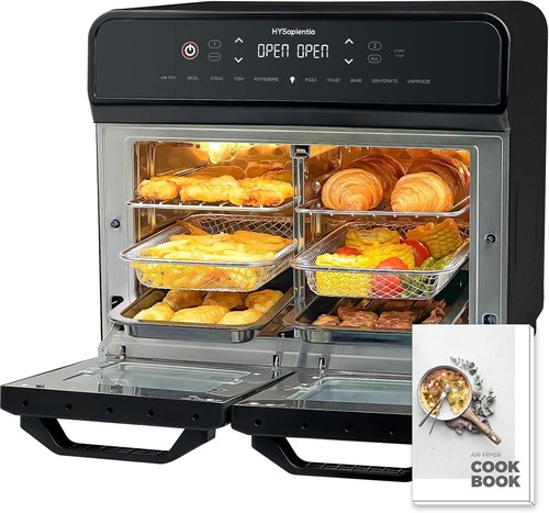 22l dual zone air fryer - 22l, oven