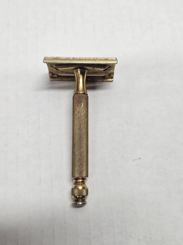 Vintage 1940 gillette - vintage, gold