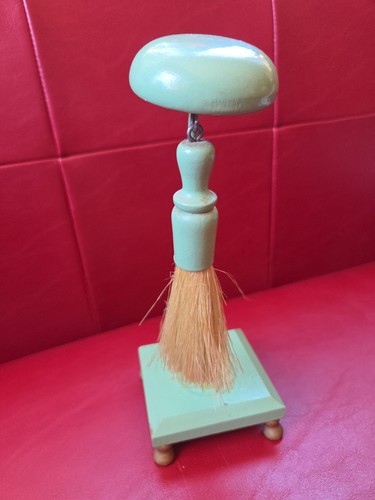 Antique hat stand with brush - stand,
