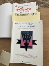 Preowned Piano / Organ Music  - The Beatles/ Broadway Musicals/ Disney Songs