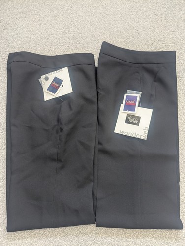 Simon jersey black trousers - black,