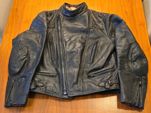 Vintage wolf leather biker - wolf,