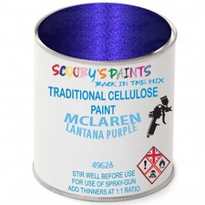 Cellulose Paint For Mclaren Automotive Lantana Purple 49628 Spray Touch Up