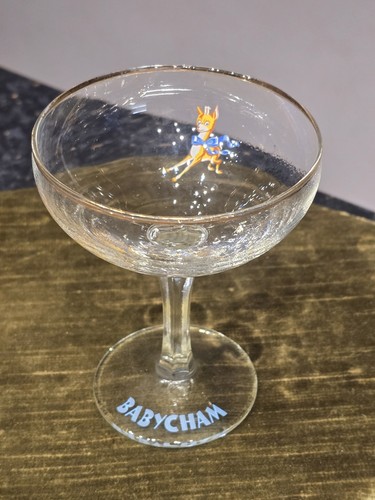 Vintage 1970s babycham glass - vintage,