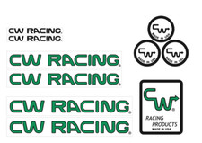 Racing decal set green - racing,