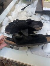 Birkenstock Shearling Slippers Size 6