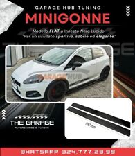 POLISHED BLACK MINISKIRTS for