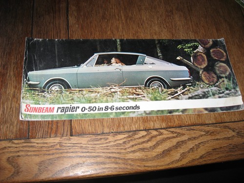 1970s sunbeam rapier car - 1970s,