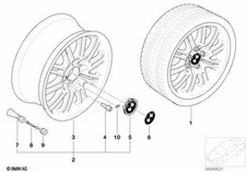 BMW Genuine Light Alloy Wheel