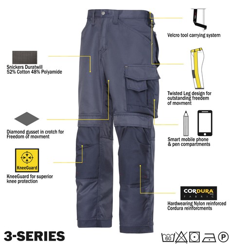 Snickers trousers 3312 - snickers,