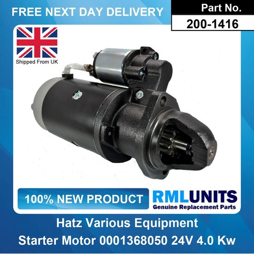 Starter motor for hatz 3432ccm - motor,