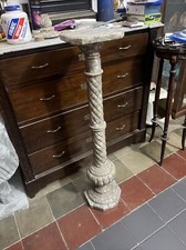 Marble Column in Gray Veined