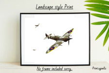 SPITFIRE A4 PRINT POSTER