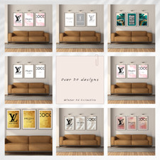 Set fashion art prints - of,