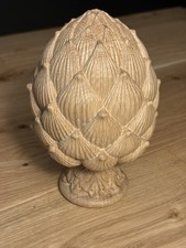 Artichoke wooden finial cap - finial,