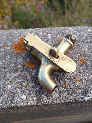 Antique brass garden - garden, lock