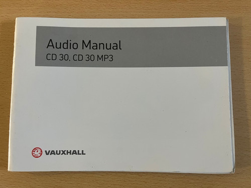 Vauxhall cd30 mp3 system guide - vauxhall,