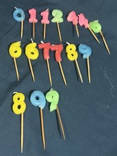 Decorative Number Candles For
