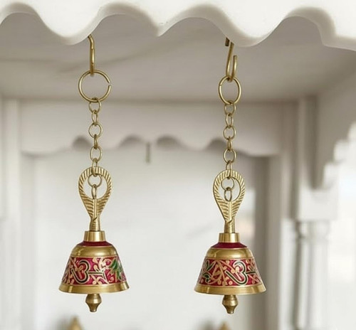 Set brass temple hanging - brass,