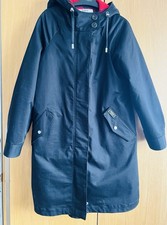 Parka London Designer Black 2-1 Coat Size S Or UK 10 RRP £300 Unworn Like Toast