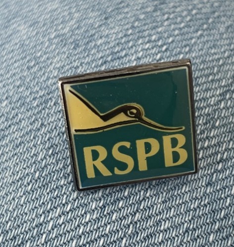 Rspb logo pin badge - badge,