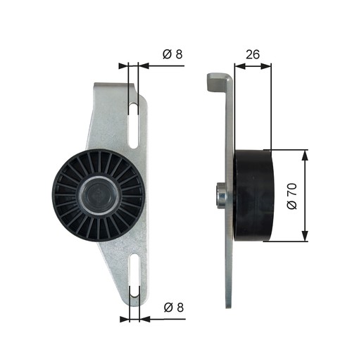 Gates t39393 belt - gates-oe,