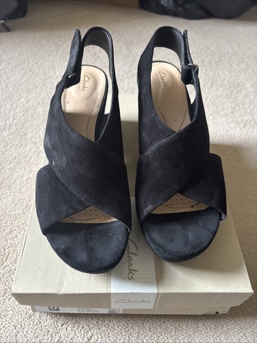 Ladies black platform sandal - ladies,