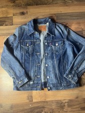 Levi's Trucker Denim Jacket - Distressed Medium Wash (Size M)