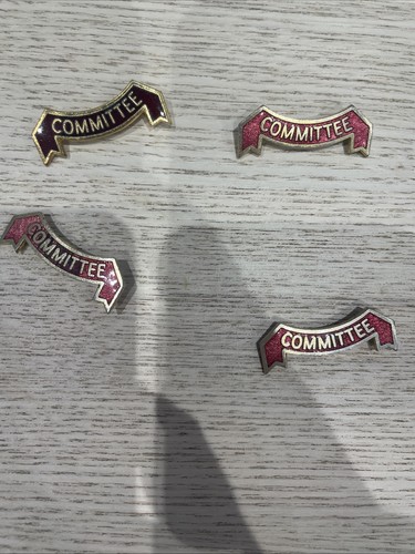 Vintage committee badges - committee,