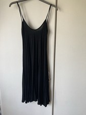 Boohoo Black Cami Swing Dress Size 8