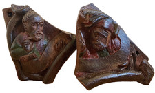 PAIR of GOTHIC ANTIQUE 15thC