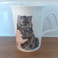 Fine Bone China Cats Mug x 1