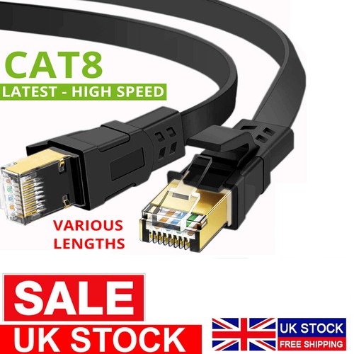 Flat cat8 cable rj45 shielded - flat,