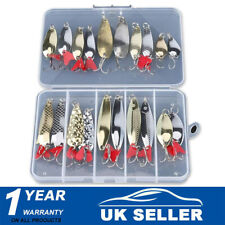 20PCS Metal Fishing Spoon Lures Hard Baits Saltwater Fishing Lures Spinner Baits