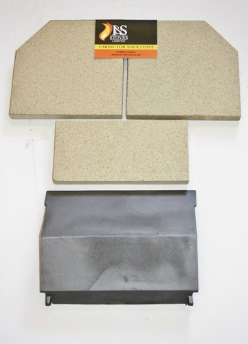 Cast iron baffle plate fire - cast, &