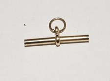9ct Yellow Gold T Bar Charm