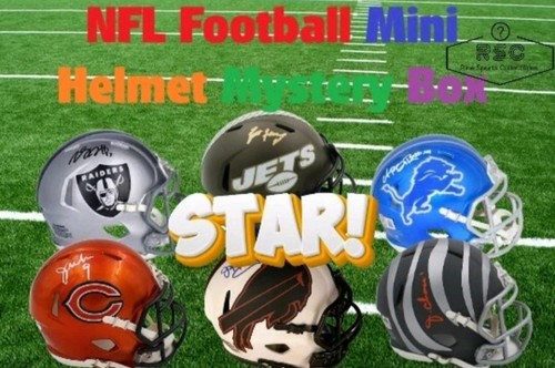 Nfl star autographed mini - *star*,