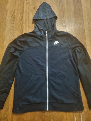 Black zip nike hoodie - zip,