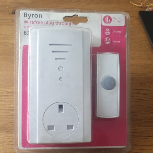 Byron white wireless door - white,