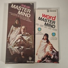 Invicta Master Mind + Word Master Mind Vintage 1970s Games 100% Complete