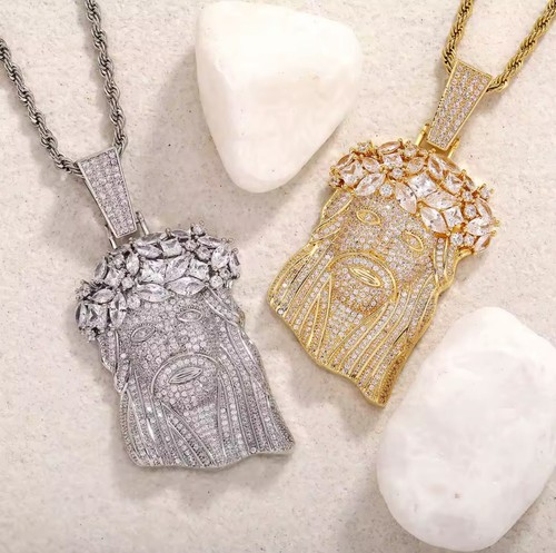 Iced out jesus - out, gold
