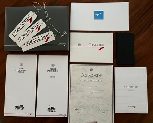 Concorde flight memorabilia - flight,