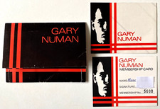 Gary Numan Fan Club Signed