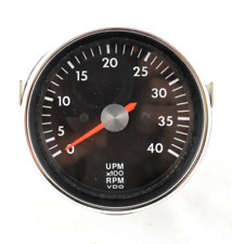 VDO Classic chrome bezel Tachometer for Diesel Engine  85mm  dia part No 337.03